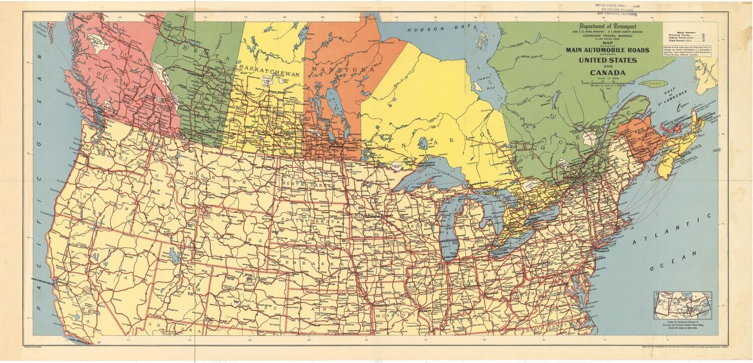 1950 Roads Btn US-Canada * online 