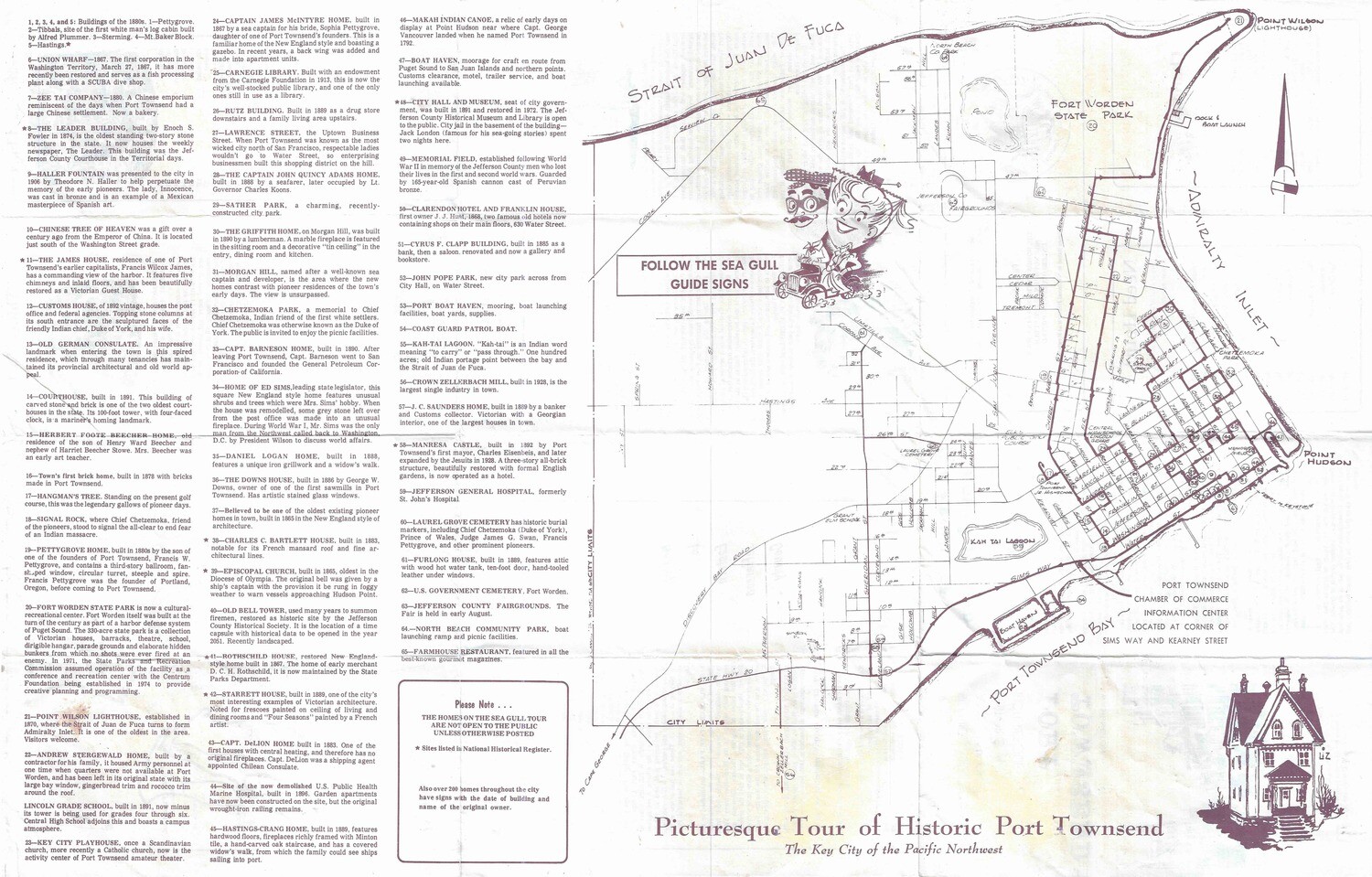 1965 Picturesque Tour of Historic Port Townsend ,WA.