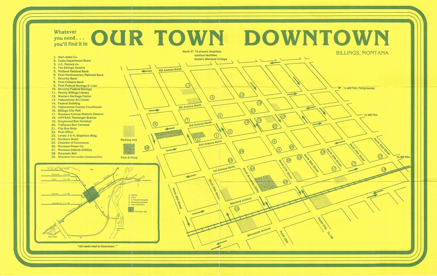 1980 Downtown Billings Montana
