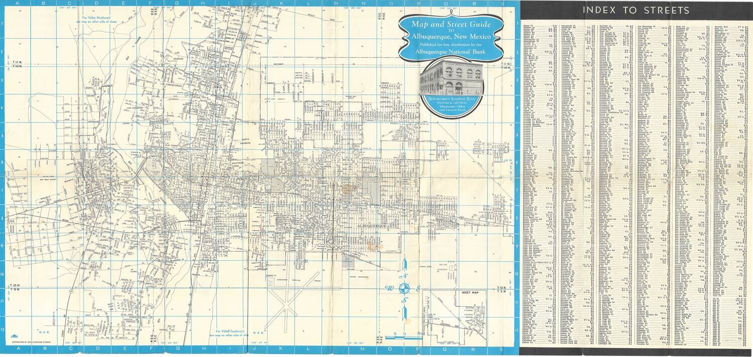 1935 Albuquerque Alb. Natl. Bank Litho