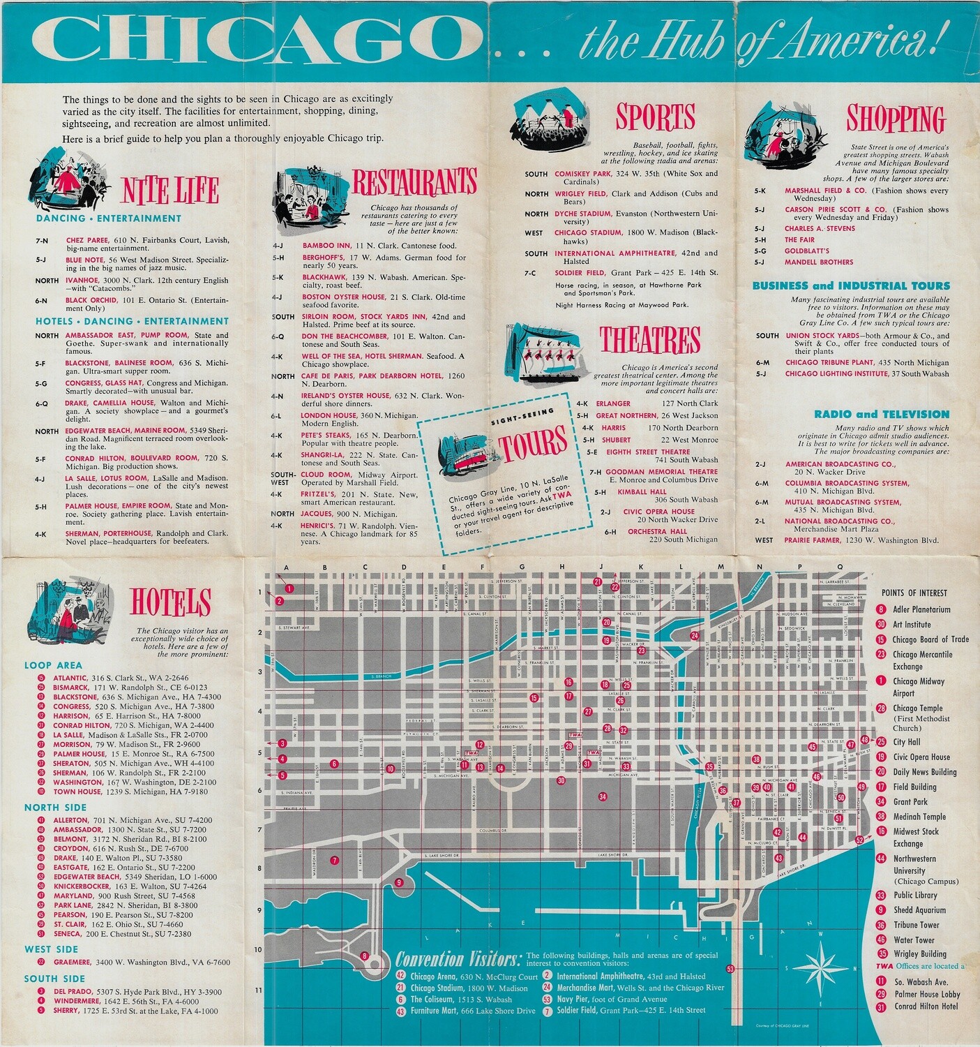 1964 Chicago Il by TWA