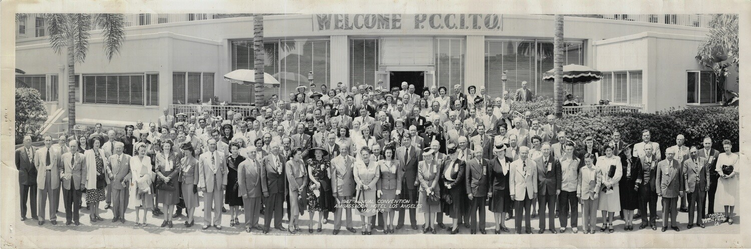 1947 P.C.C.I.T.O. Group Photo w/ Ronald Reagan