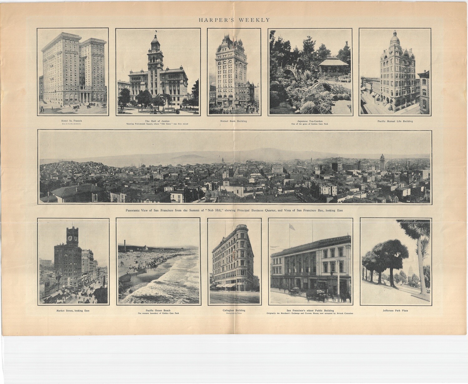 1900 Harpers Weekly SF Views