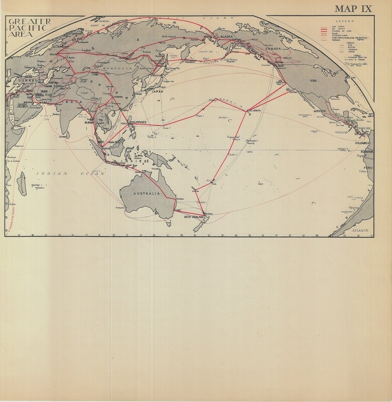 1941 Pre-Communist Map of Greater Pacific Area