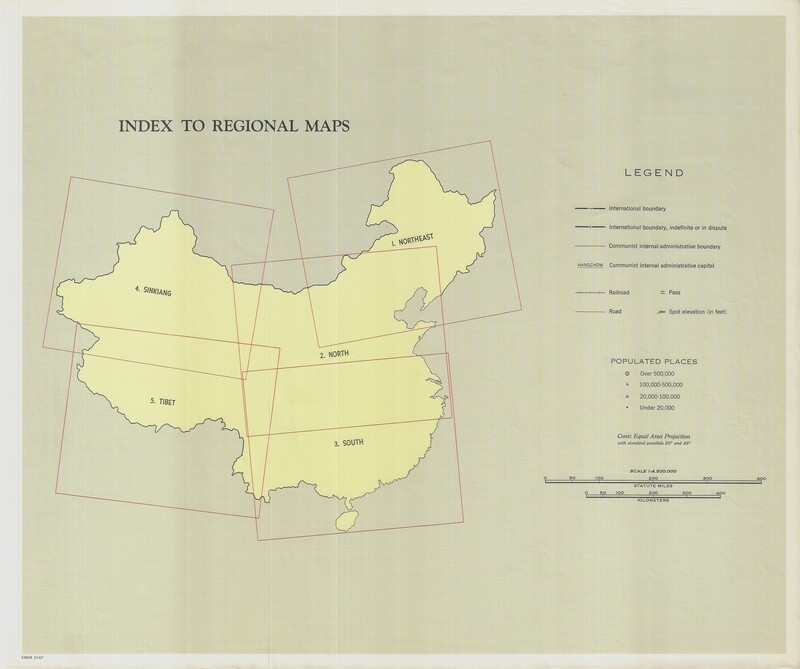 1967 CIA Maps of Communist China