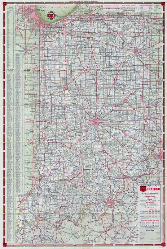 1958 Indiana by Gousha for Phillips 66