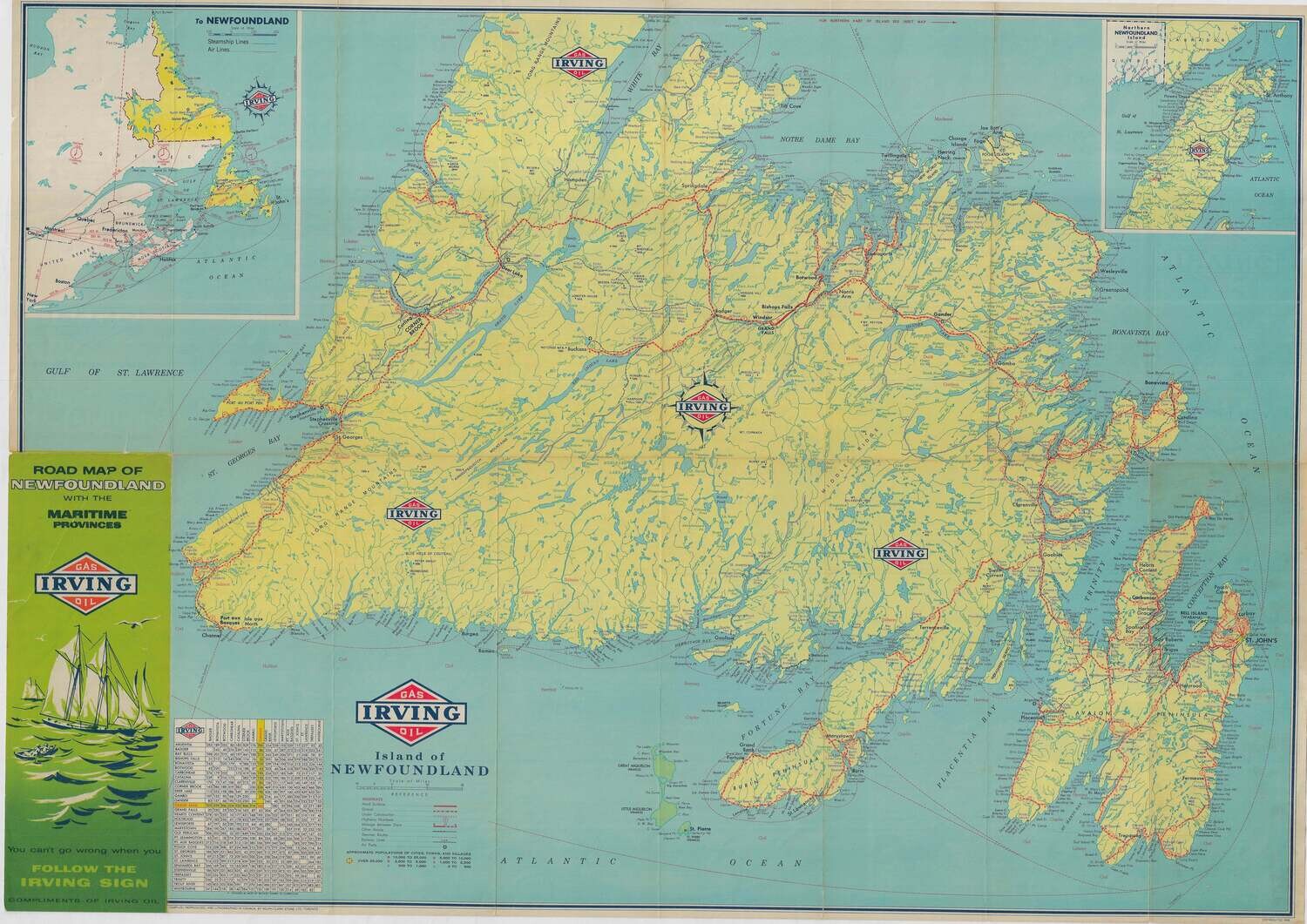 1956 Newfoundland from Irving Oil &amp; Gas