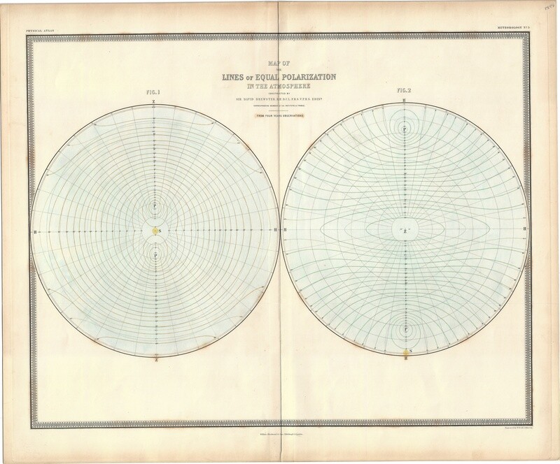 1848 Lines of Equal Polarization by A Keith Johnston 