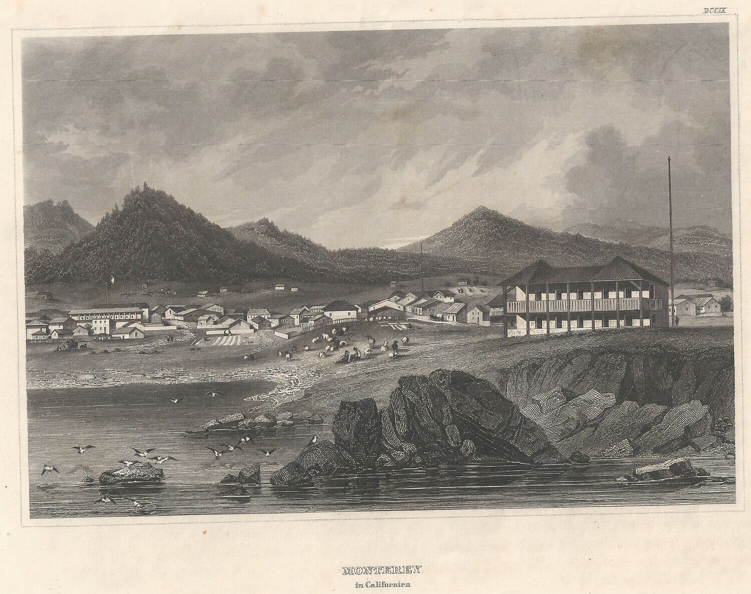 1852 View of Monterey CA Steel Eng