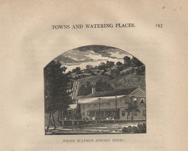 1873 White Sulphur Springs Hotel