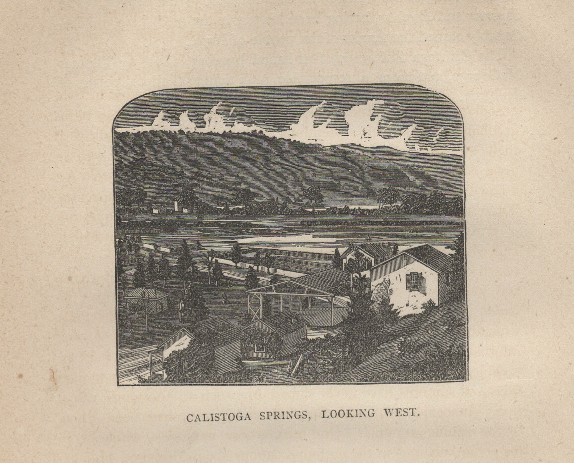 1873 Calistoga Springs looking West