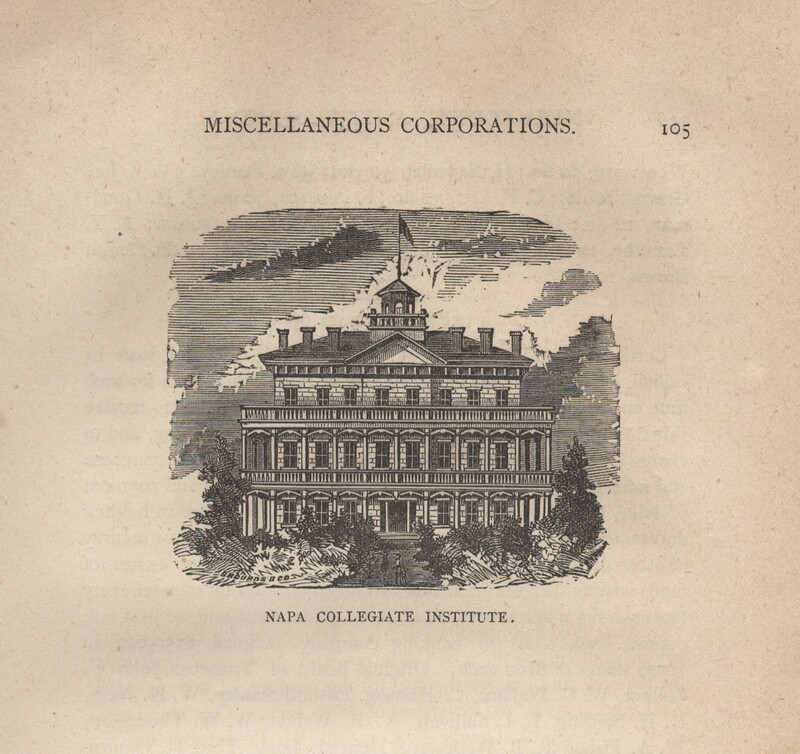 1873 Napa Collegiate Institute