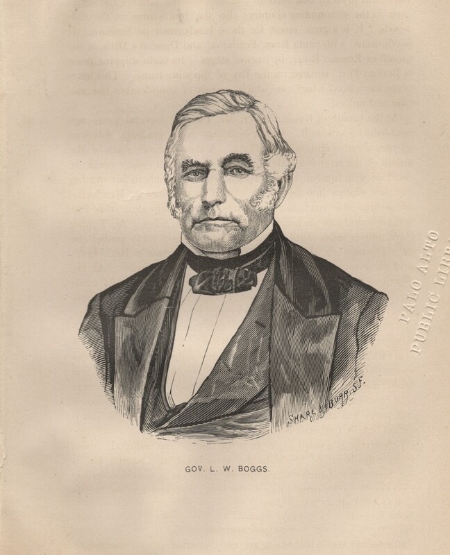 1873 Gov. L. W. Boggs