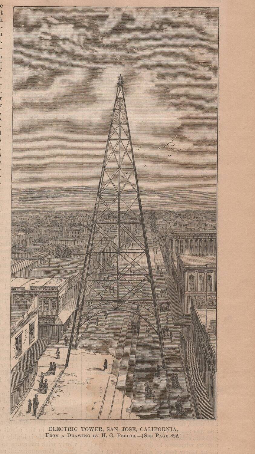 1898 Electric Light in San Jose , Ca