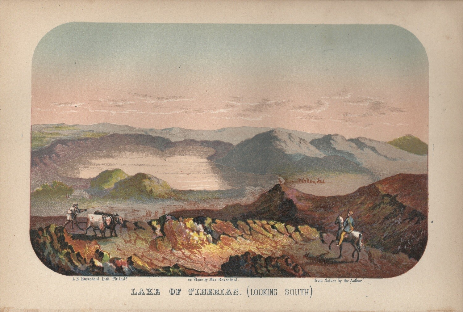 1859 Lake of Tiberius looking south by PS Duval