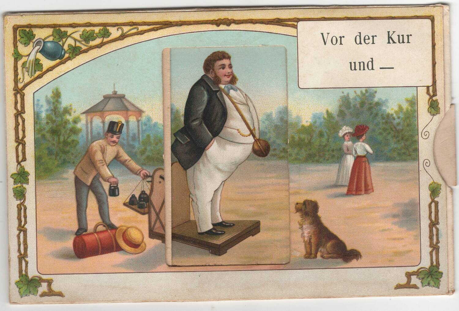 1890's German Paper Postcard Novelty