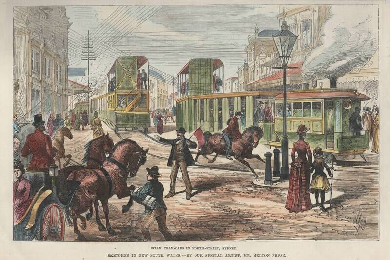 1886 Sydney, Australia View by Prior