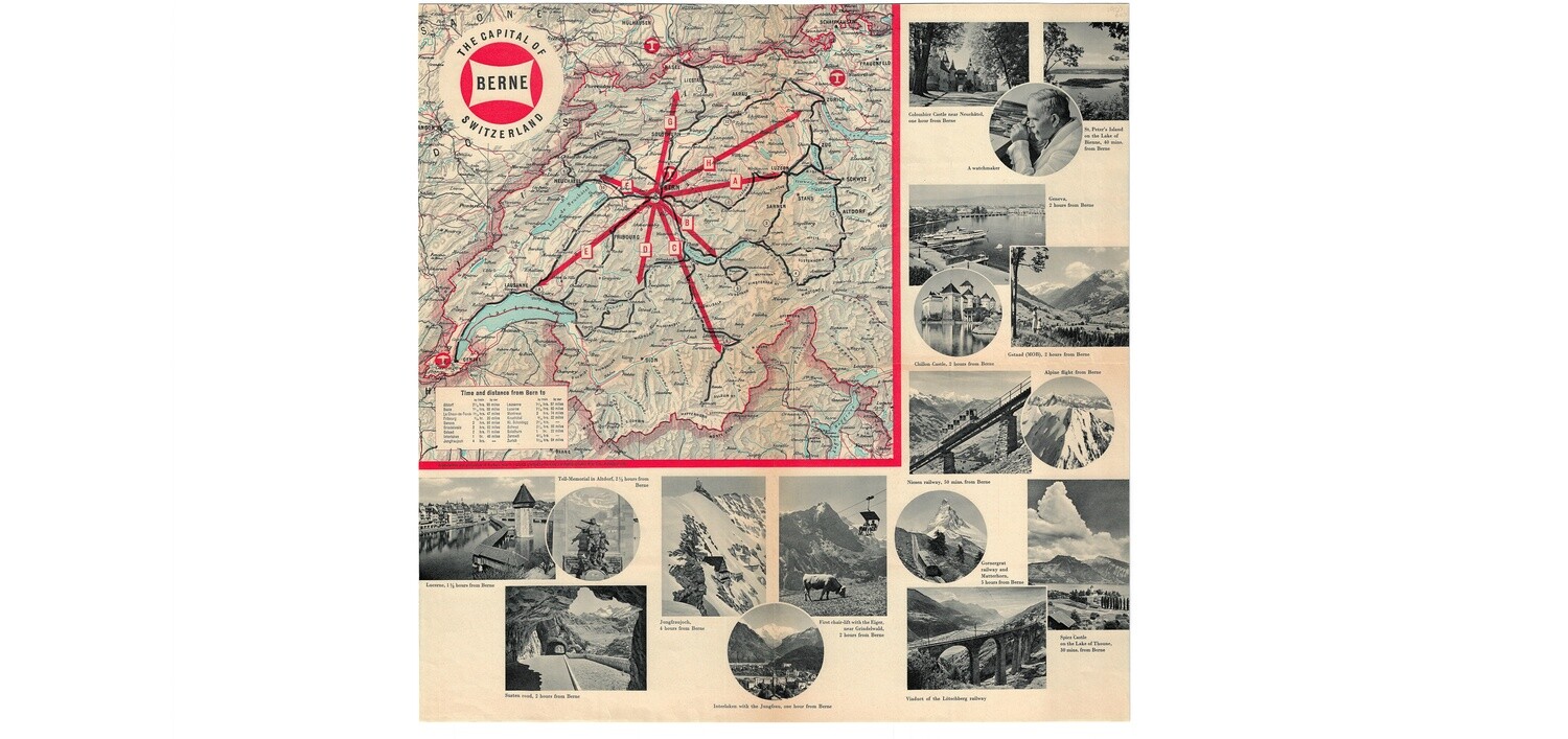 1943 (1953) Berne Switzerland Eidg. Chromolitho