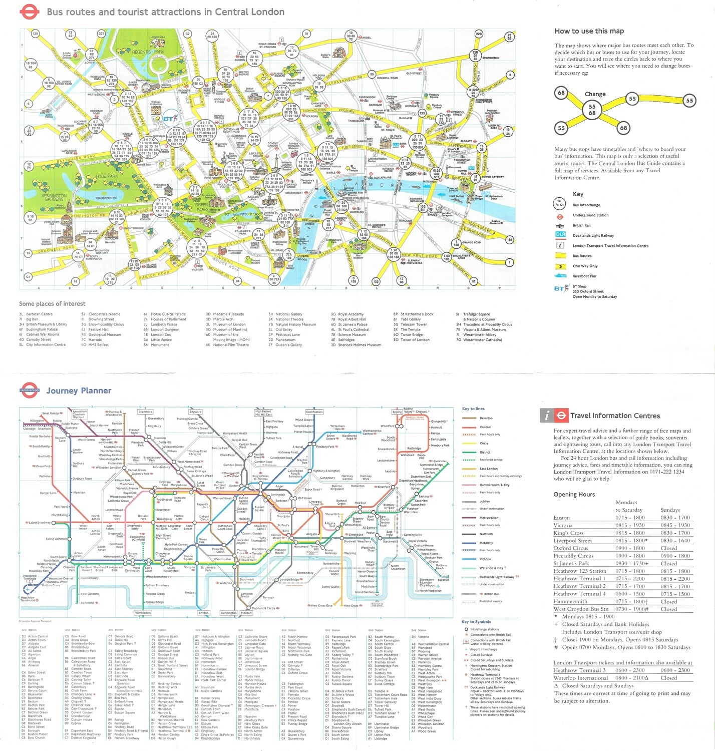 1980 London Transit Map