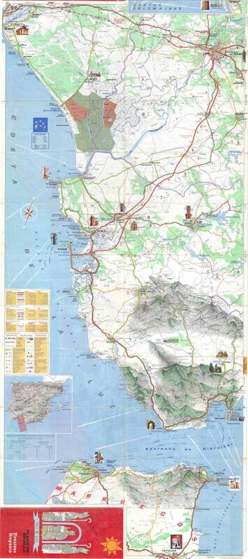 1970-75 Illustrated Map of Portugal