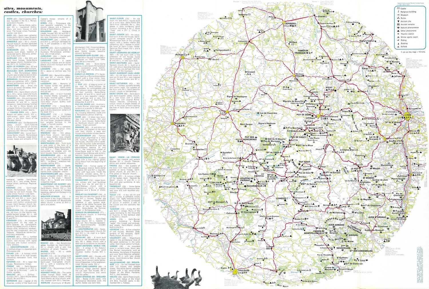 1973 France Travel Board Chromolitho
