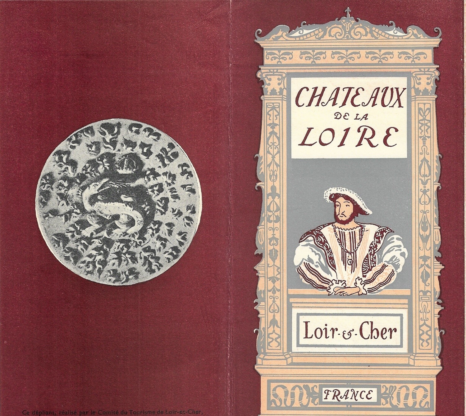 1950 Post-War Map of Loir and Cher