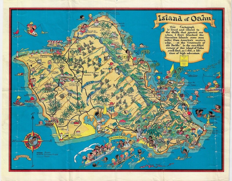 1934 Oahu Hawaii by Ruth taylor 