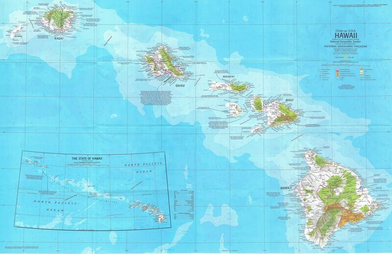 1976 HAWAII BY NAT. GEO