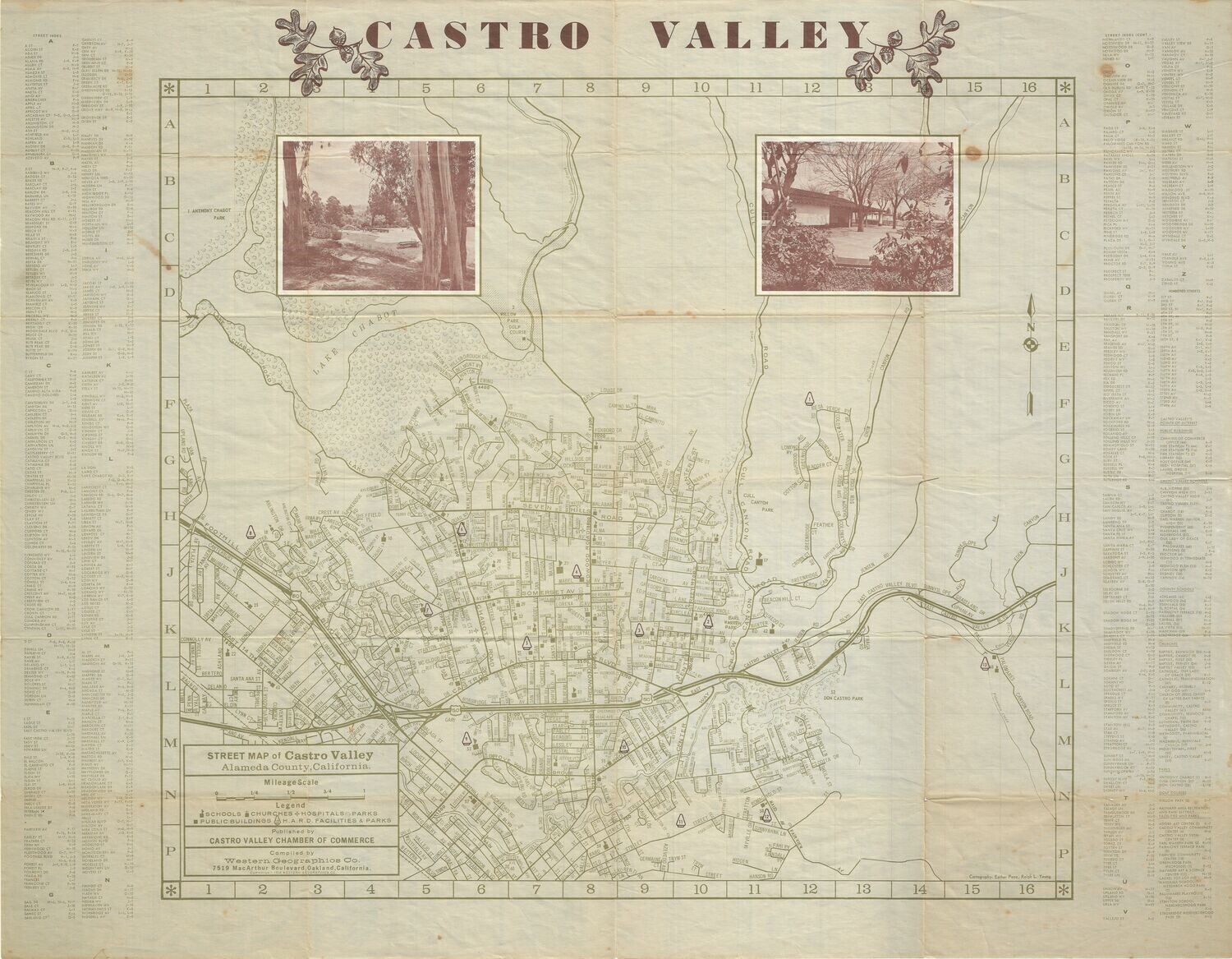 1968 Castro Valley Promo Chromolith