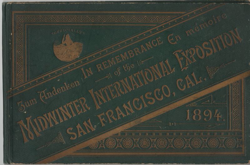 1894 SF Midwinter International Exposition Lithographic Views /Booklet
