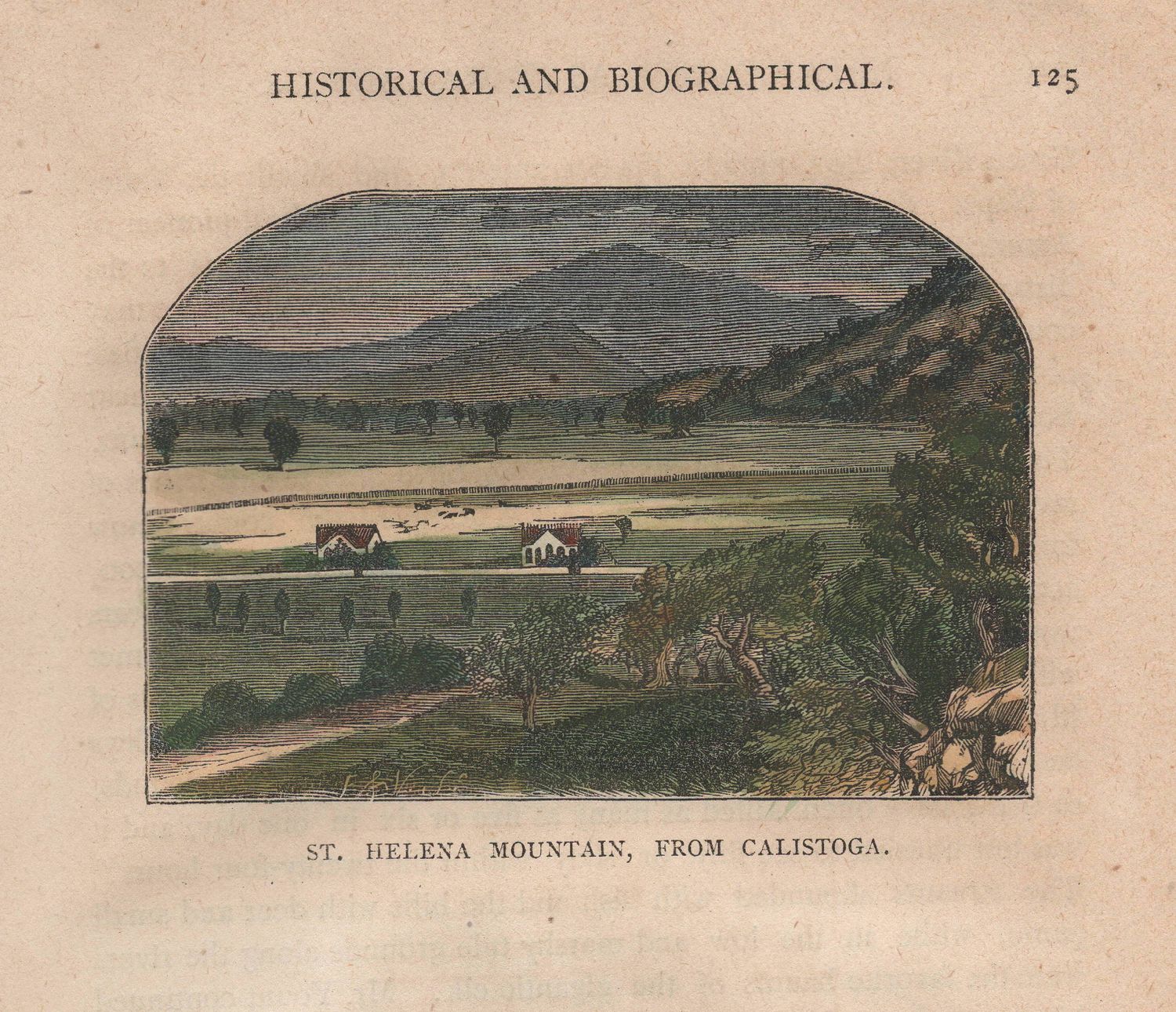 1873 Woodblock view of St Helena