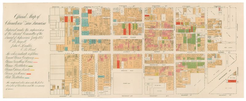 2024 (1885) Chinatown Map - reprint