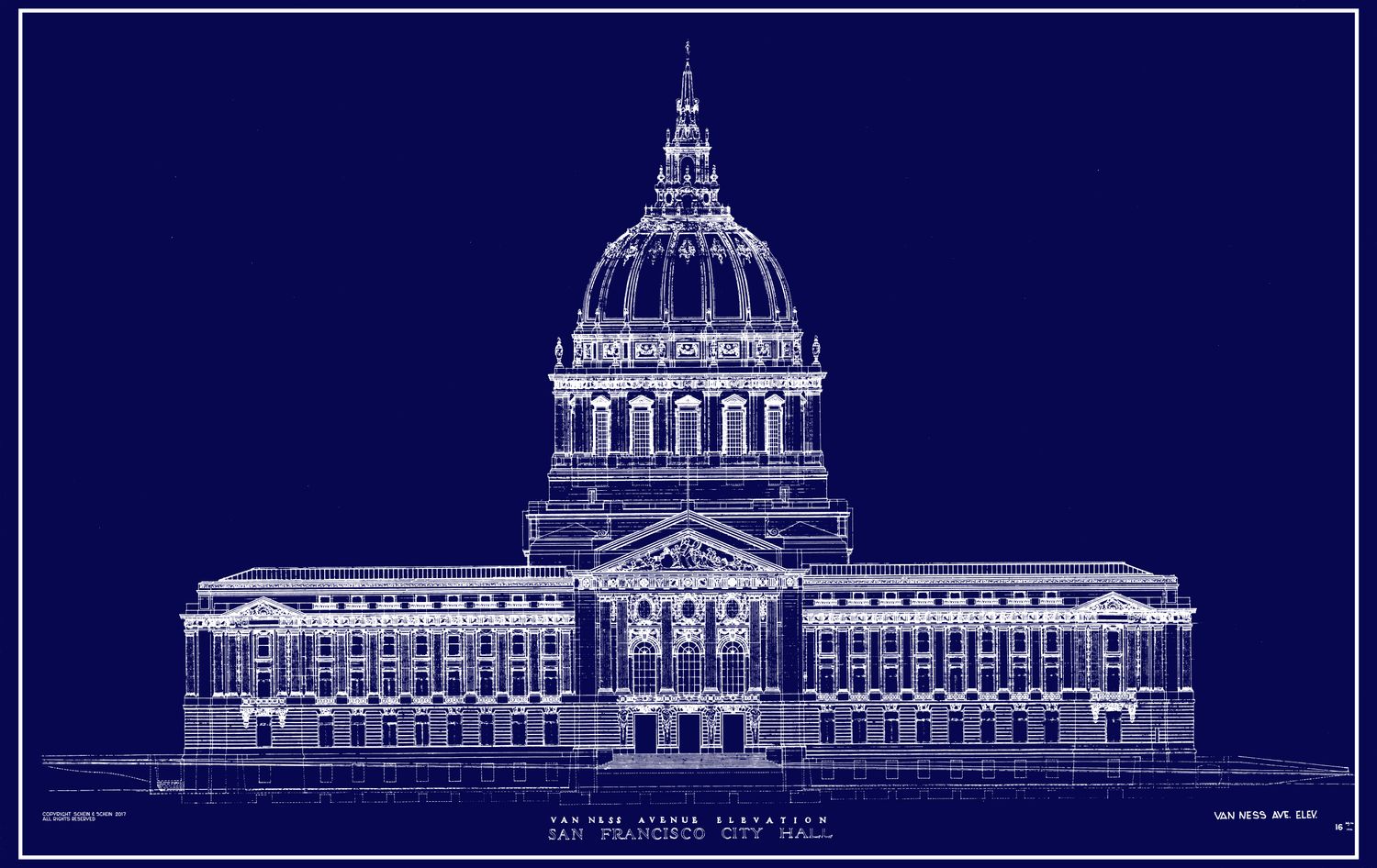 2018 City Hall Blue Print - Near Purple Copy