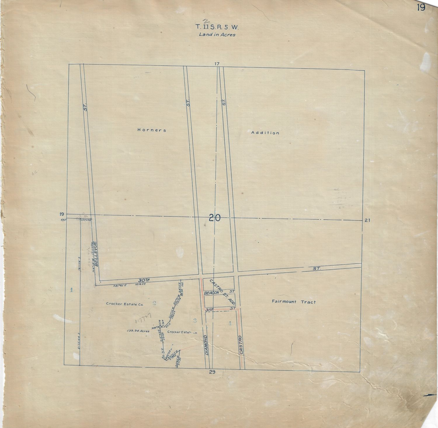 1907 SVWCo. Block Book Noe Valley