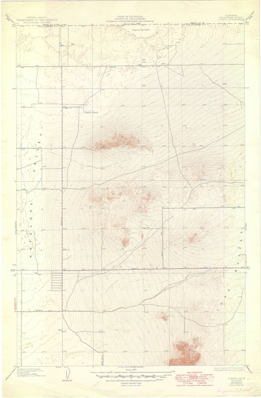 1949 (1934)  USGS Joshua Quad