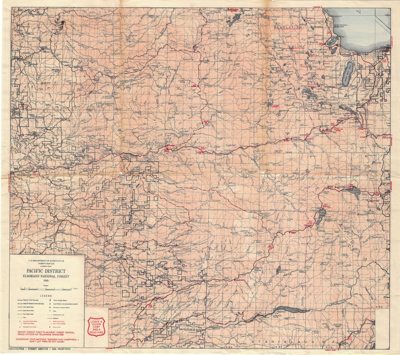 1950 Pacific District (Tahoe &amp; Rt#50) w/ HC