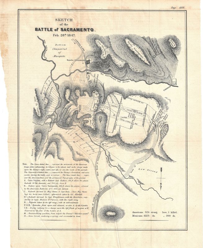 1847 Battle of Sacramento Ca 