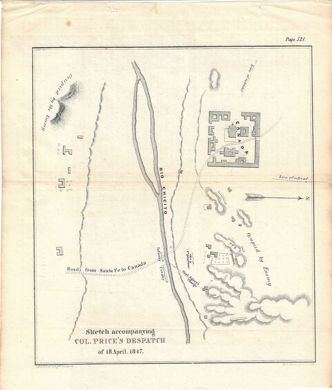 1847 Col.Price's Despatch Taos New Mexico
 Battles