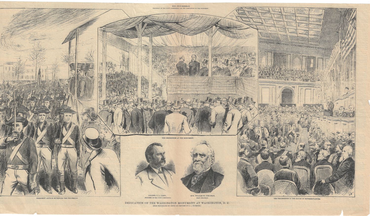 1883 Dedication of the Washington Monument