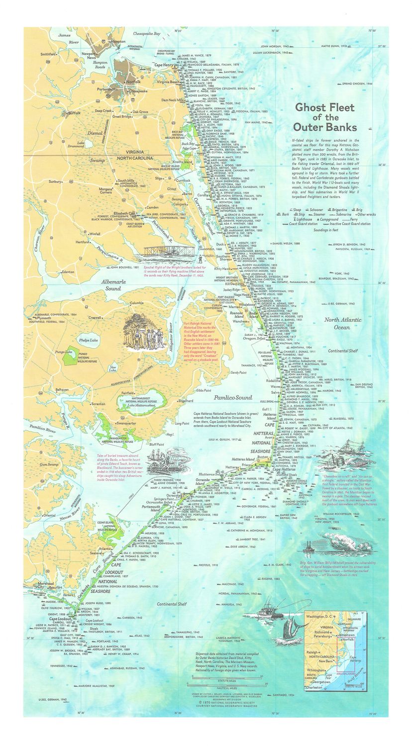 1980 Ghost Fleet of the Outer Banks North Carolina