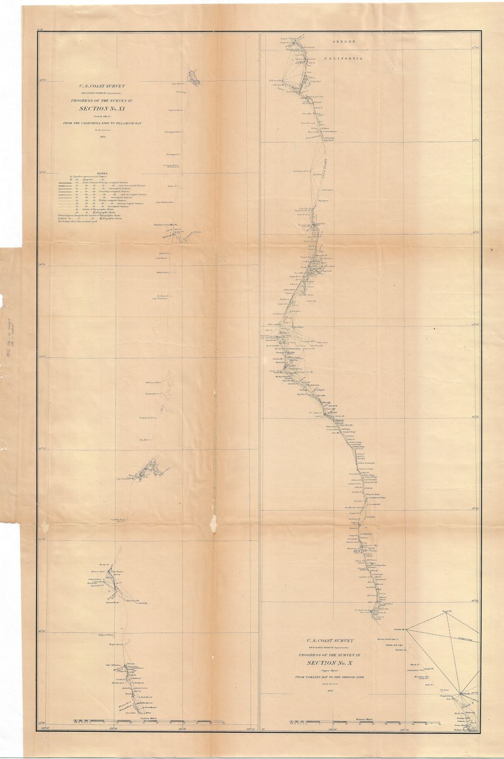 1873 USCS Tillamook Bay to Tomales Bay