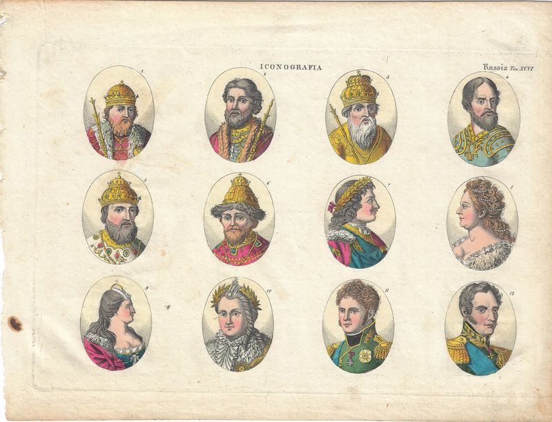 1815 Russian Royalty, etc