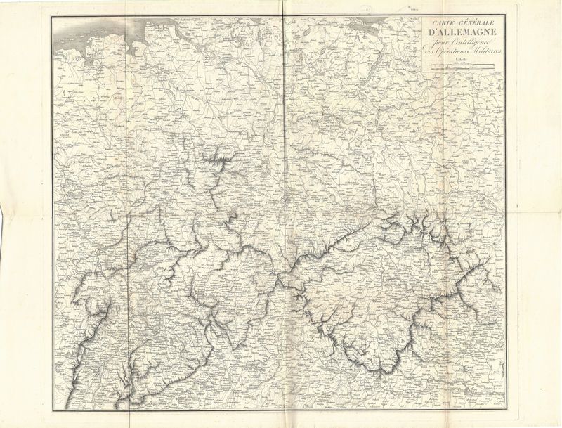1801 Carte Generale de L Allemagne  (Germany) a Napoleonic map