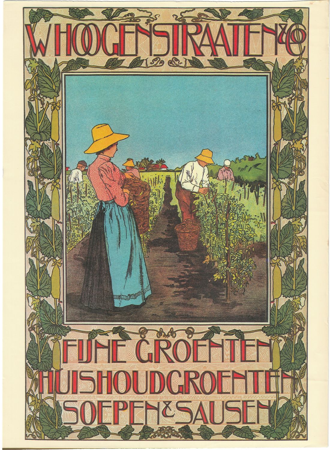 1980 (1890) Set of 6 Vintage French Advertisments