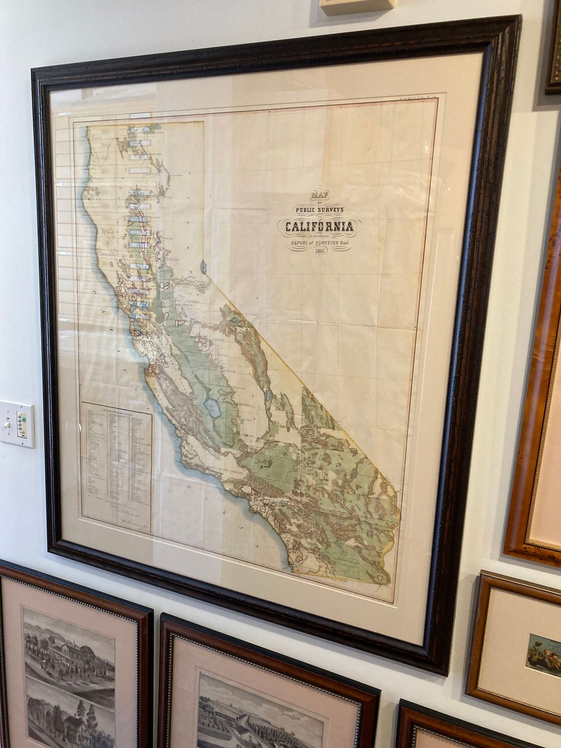 1859 California by the General Land Office w/hc