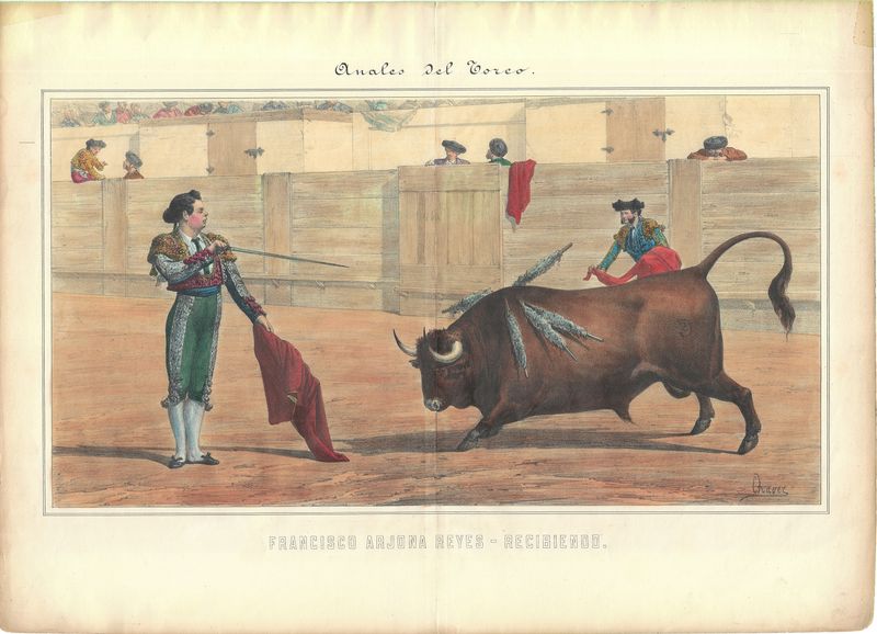 1885 Anales del Toreo Important Bullfighters of Spain