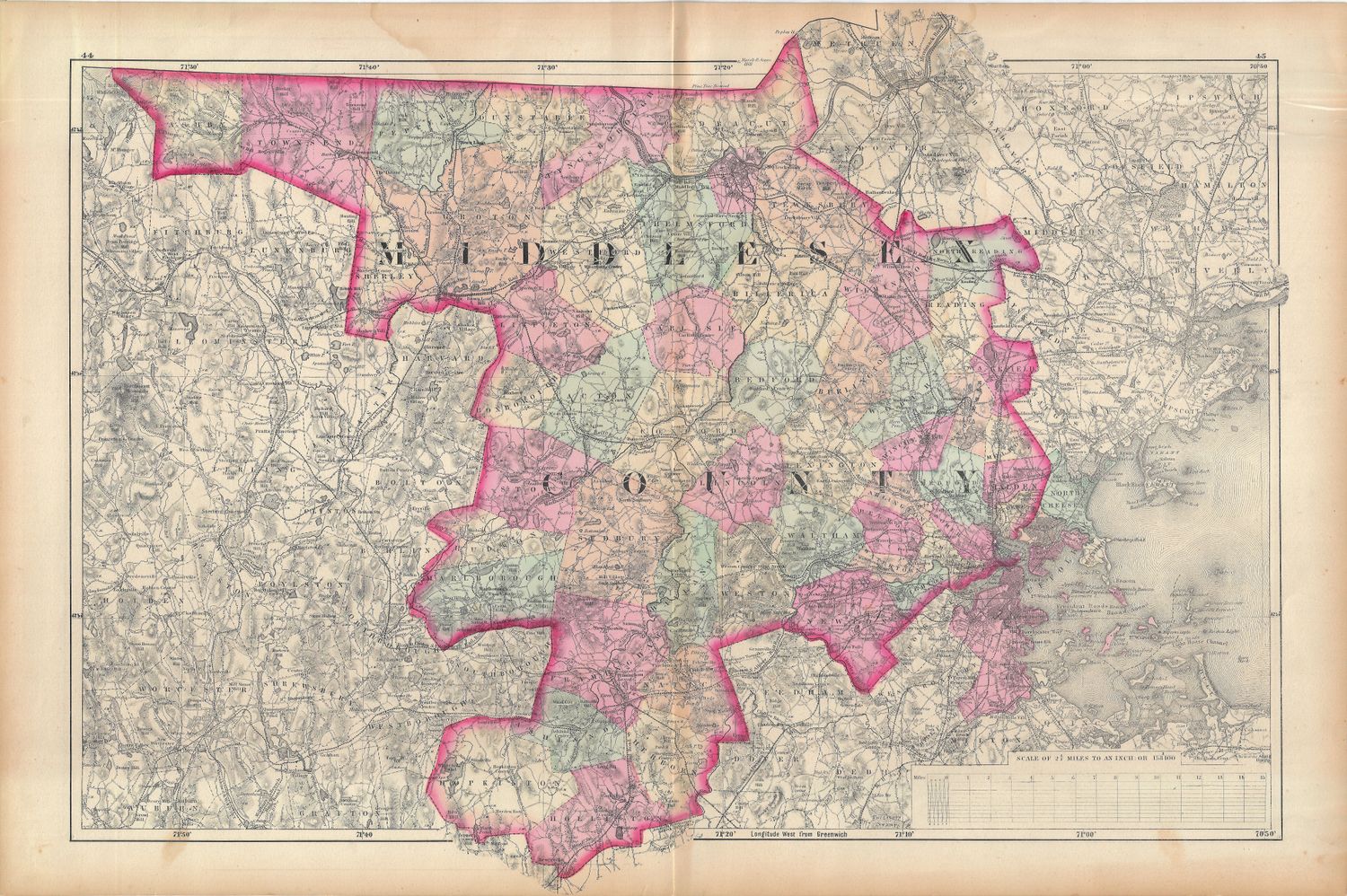 1870 Middlesex County , England by Gray &amp; Sons