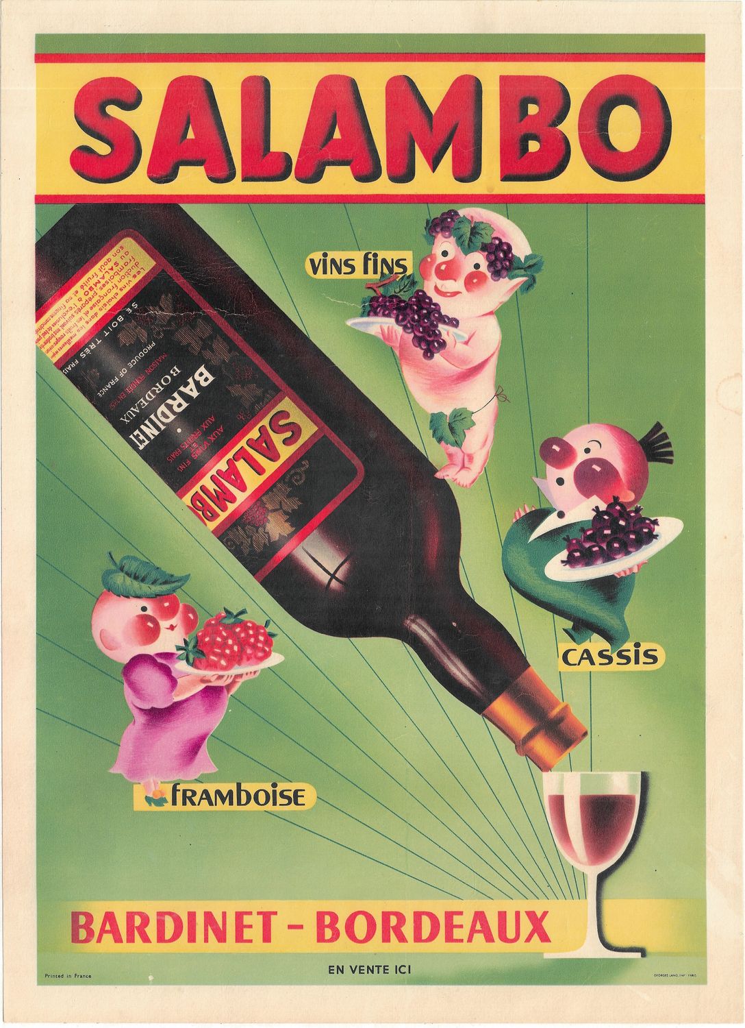 1934 Salambo Bordeaux Advert 