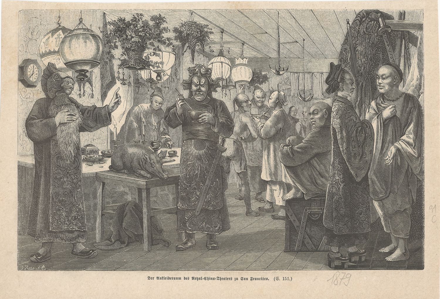 1880's Chinatown San Francisco Views in French / Group of 3