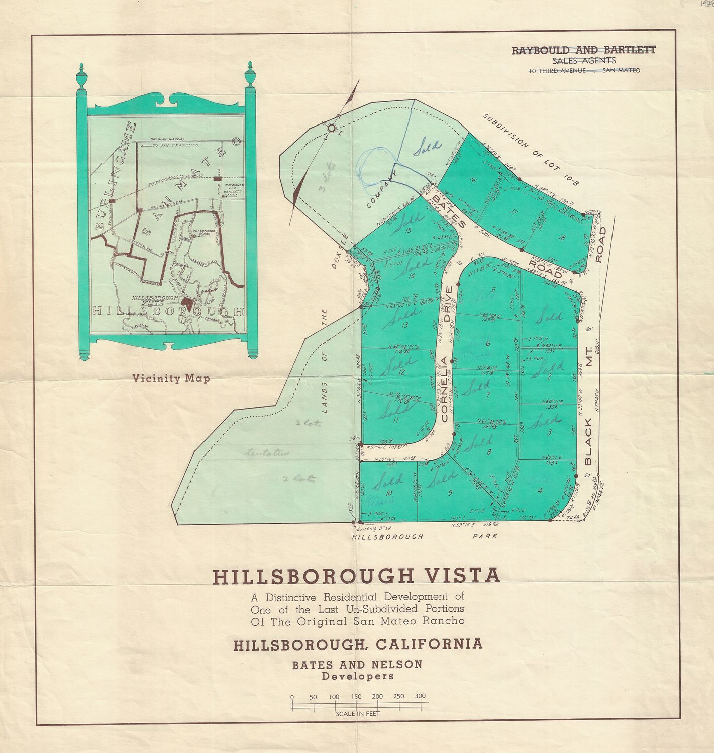 1928 Hillsborough Vista , Ca by Bates &amp; Nelson